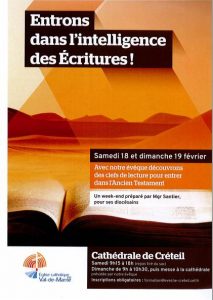 Conférence diocèse de Créteil. 18 et 19/02/17